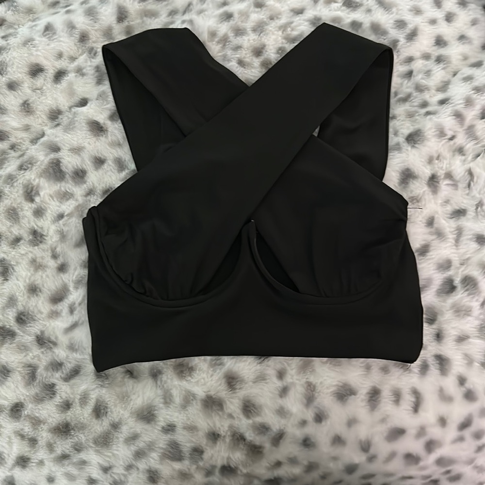 black crop top
